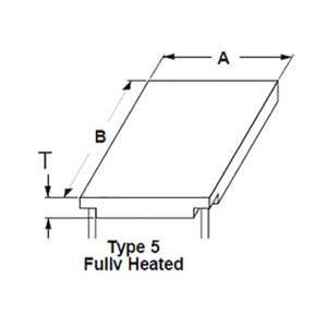 Watlow Ceramic Fiber Heater Flat Unit