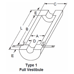 Watlow Ceramic Fiber Heater Semi-Cylinder Unit